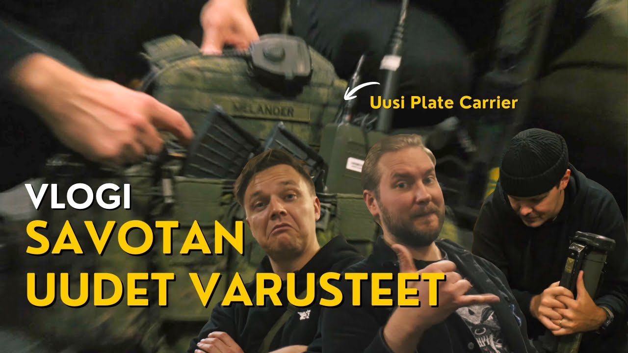 SAVOTAN UUDET VARUSTEET - Rinkka, Plate Carrier, Reppu ja vaikka mitä!