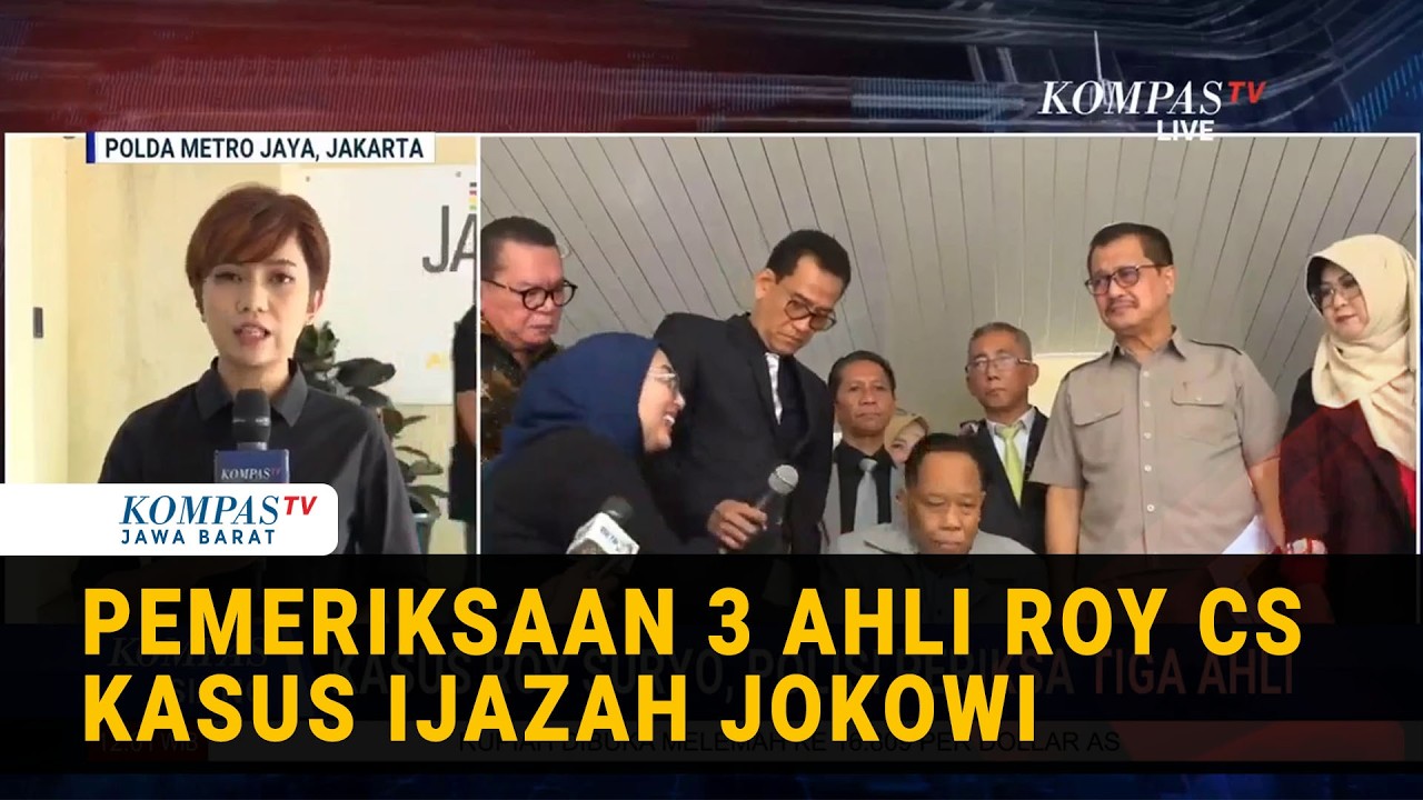 Roy Suryo Cs Ajukan 3 Ahli Kasus Ijazah Jokowi, Eks Wakapolri Hingga Tokoh Agama