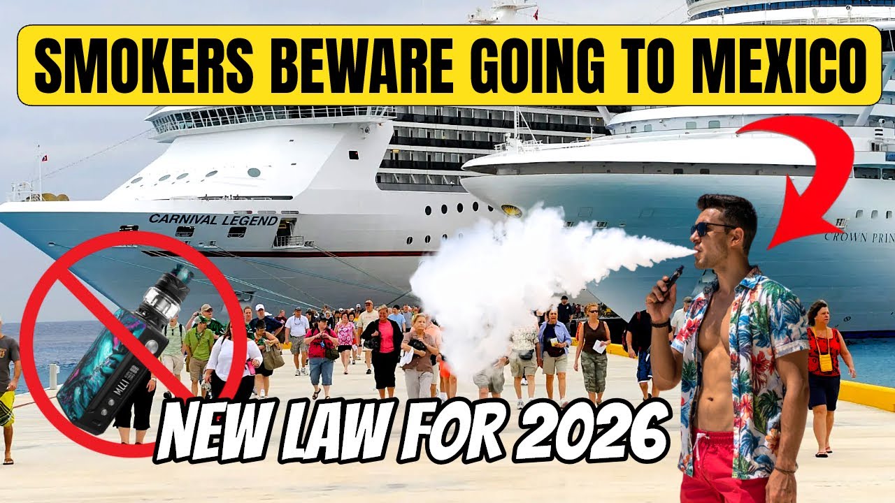 Mexico *BANS * E-Cigarettes | New Update for 2026 Travel to Mexico by Air, Sea, or Land