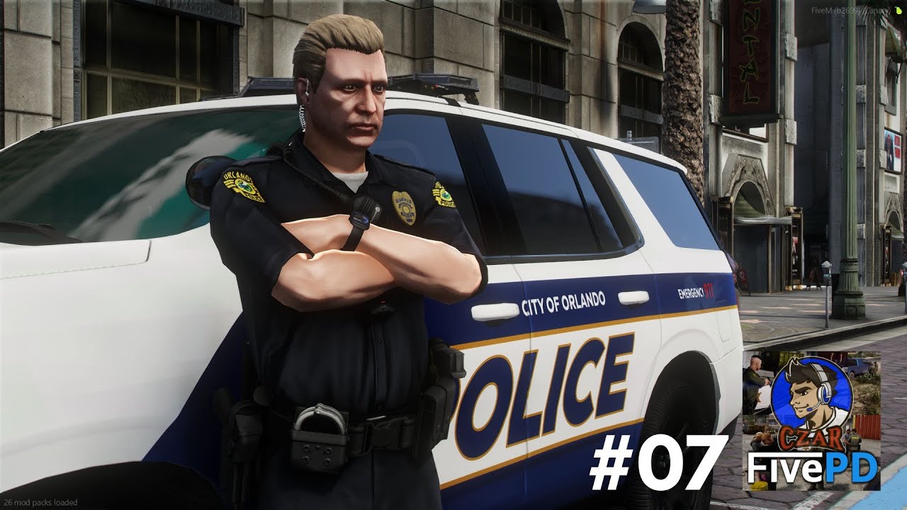 FIVEM - Czar FivePD | Episode #007 - Police Pursuit With Orlando PD!