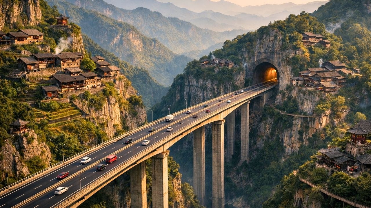 CHINA IMPOSSÍVEL: Aldeias Antigas no Topo das Montanhas Escondidas Acima das Nuvens | Viagem 4K