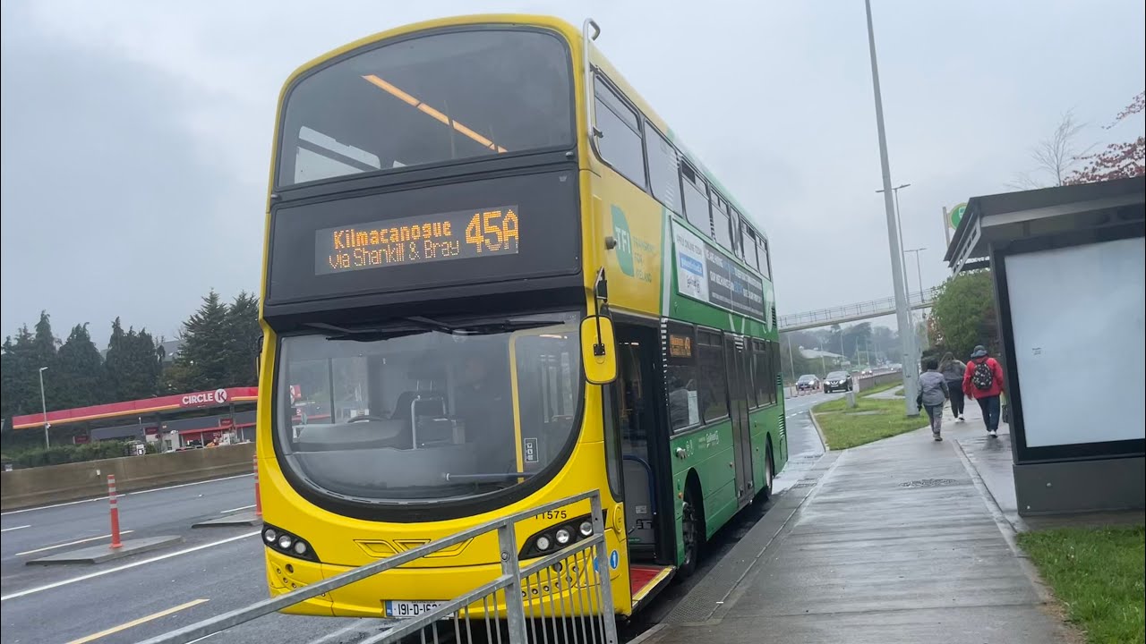 *Full route visual* 11575 | 45A to killmocanouge | Wright eclipse Gemini 3 | Go ahead Ireland