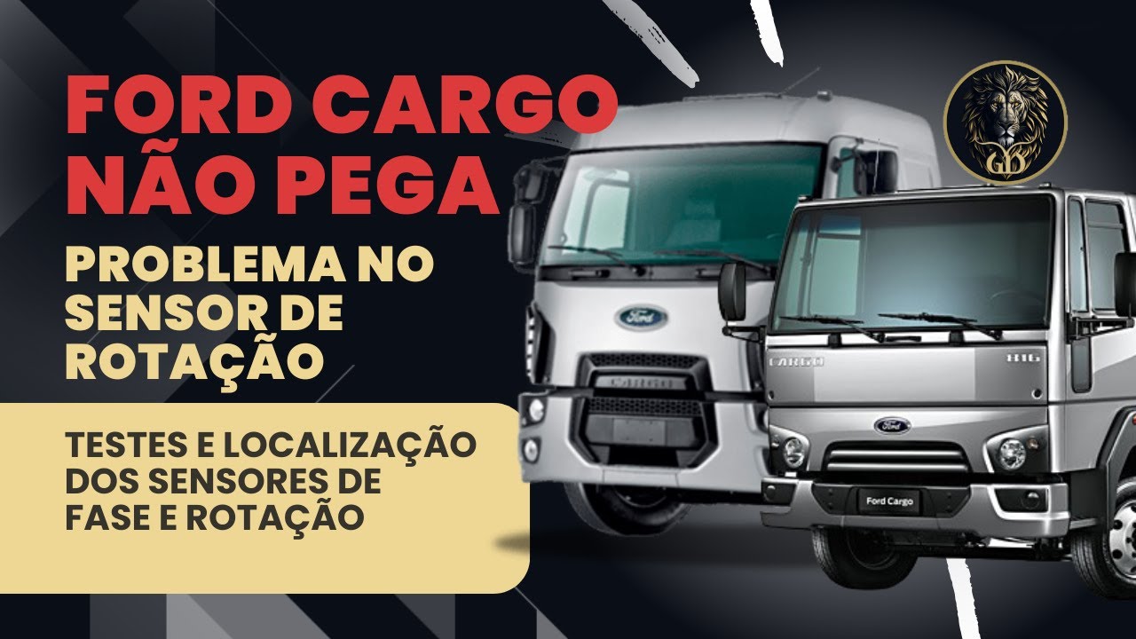 FORD CARGO NAO PEGA - FALHA NO SENSOR DE ROTAÇÃO
