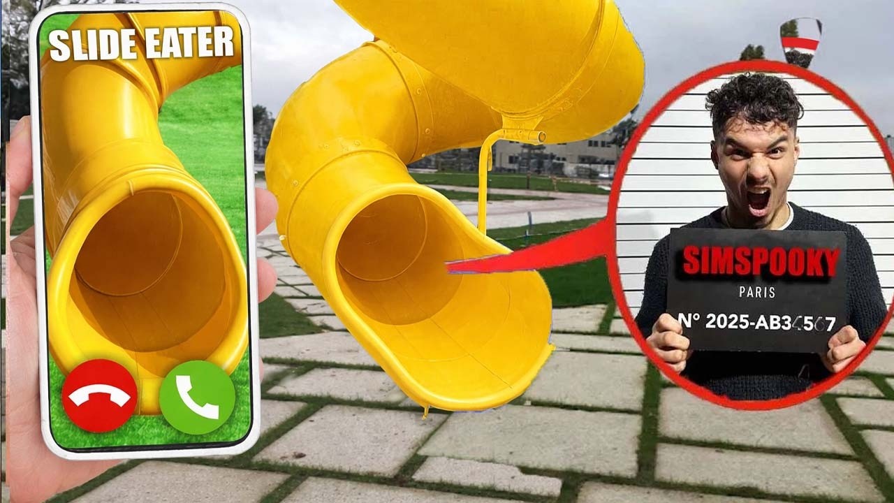 CE PARC DE JEUX EST HANTÉ PAR LE SCP SLIDE !! NOUS AVONS INVOQUER Le Toboggan de l'horreur SCP