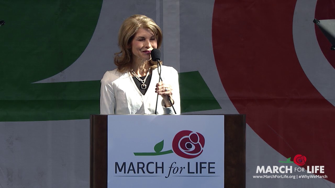 Pam Tebow at the 2018 March for Life