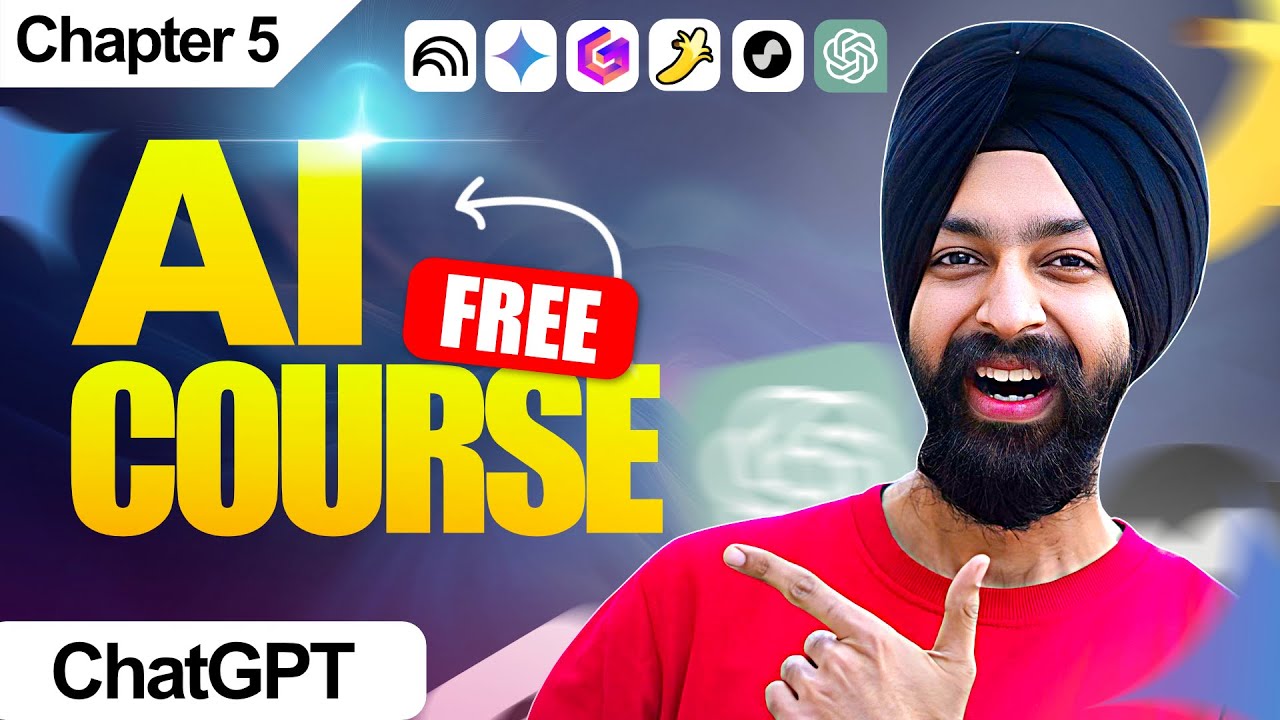 Free AI COURSE for Beginners &ndash; Class 5 - ChatGPT - Explained Easy #course #ai