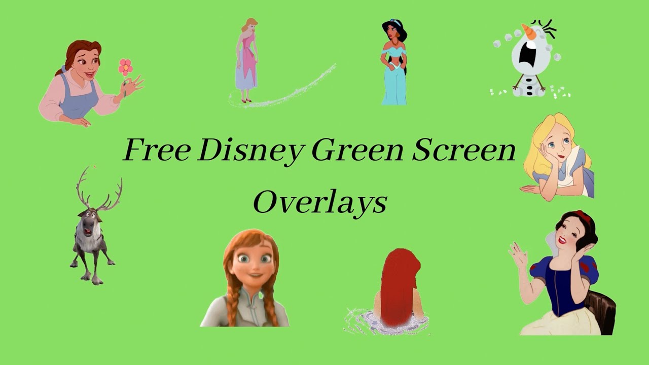 ***FREE DISNEY GREEN SCREEN | NO COPYRIGHT GREEN SCREEN WITH DOWNLOAD LINKS | FREE TO USE | 2021 ***