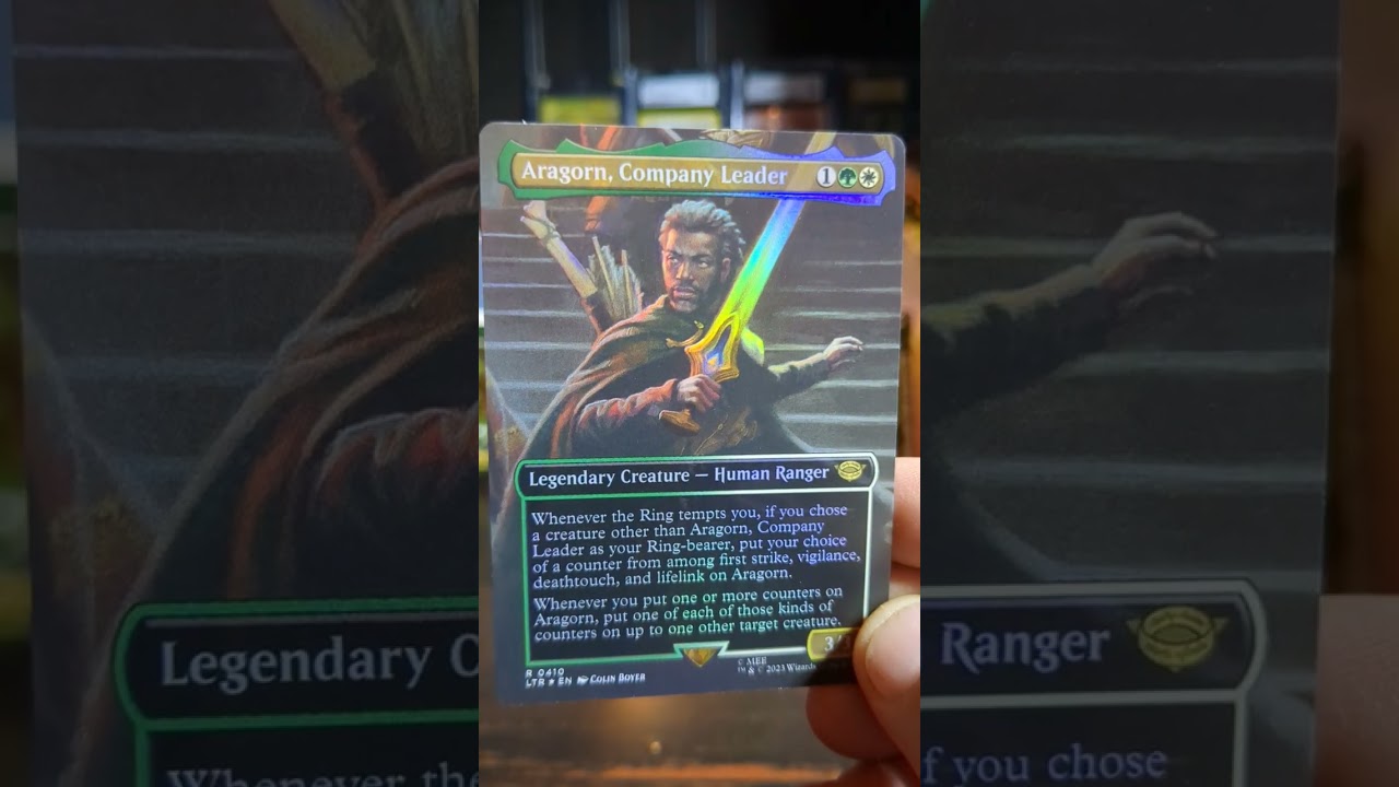 THE LORD OF THE RINGS COLLECTOR BOOSTER PACK DAILY RIPS WITH CONCRETE CARD DAD. #RIPPININROSEBURG
