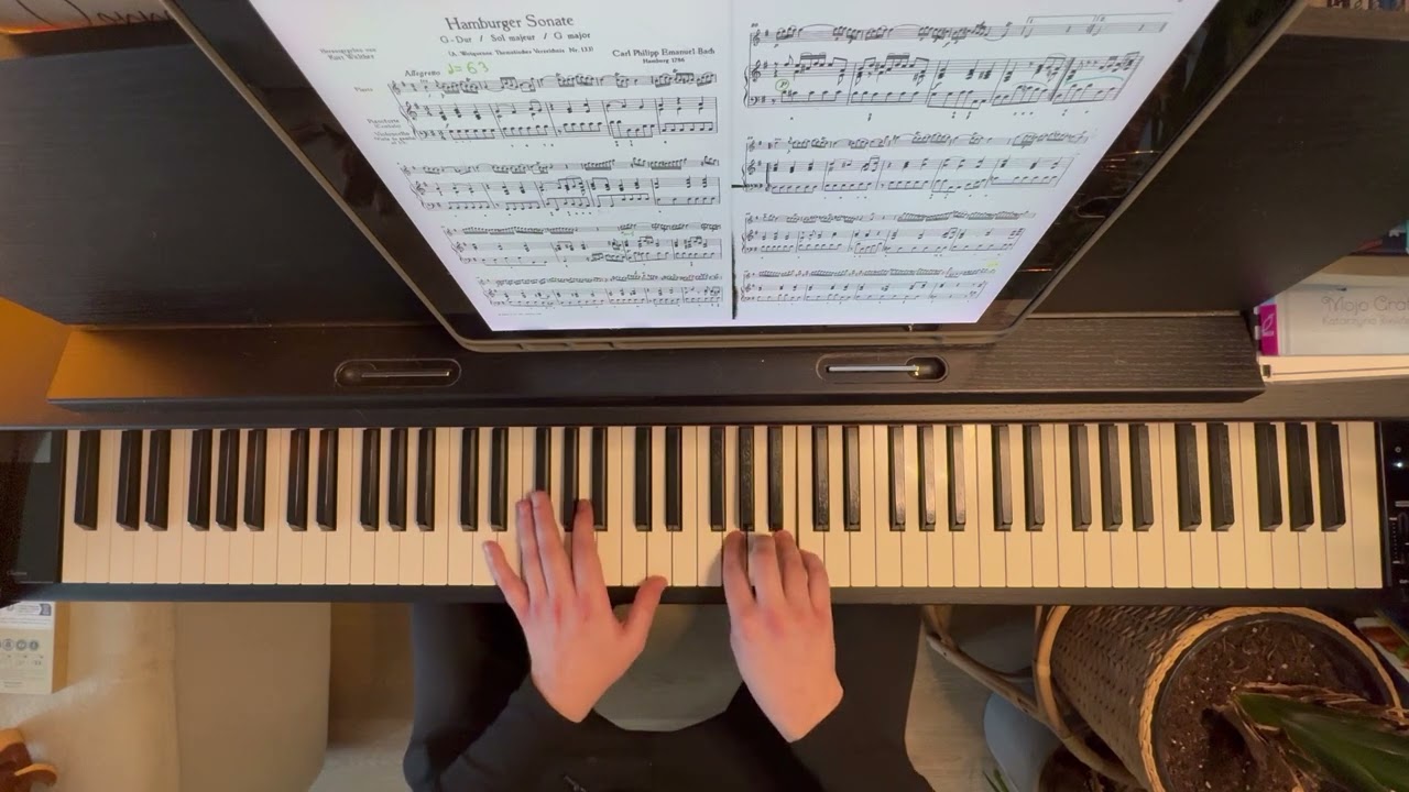 C.F.Bach - Hamburger Sonata 🕰️80