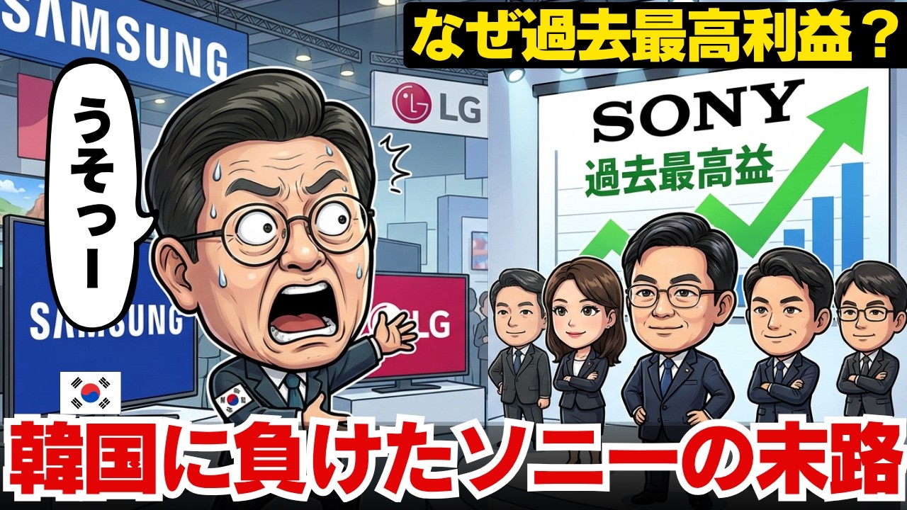 韓国にボロ負けしたソニー、なぜ利益が過去最高レベルなのか？