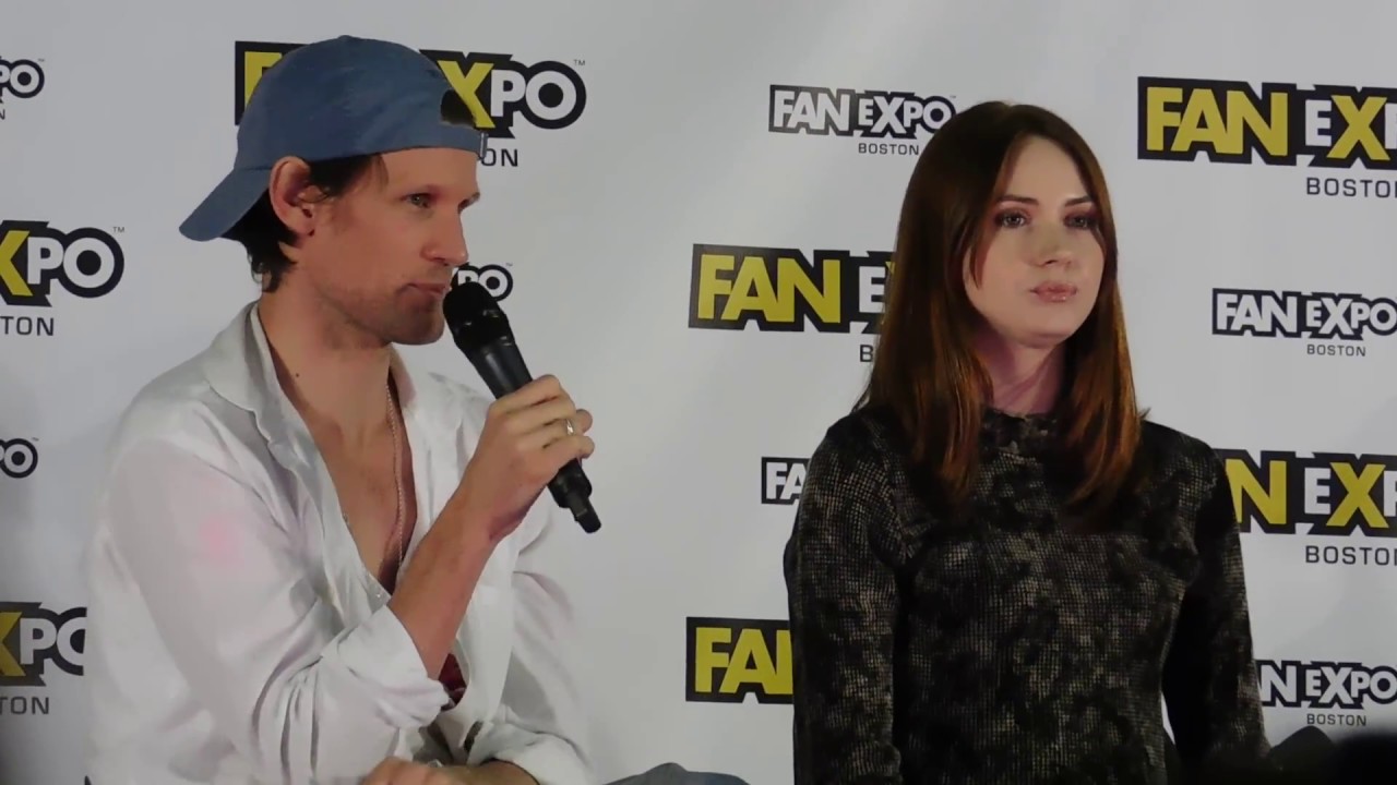 Doctor Who panel @ Boston Comic Con 2017 (Matt Smith & Karen Gillan)