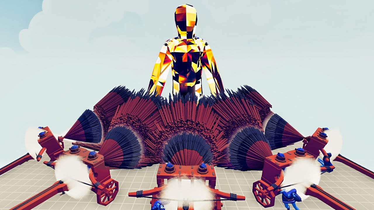 GOLDEN PEASANT vs 3x EVERY GOD - Totally Accurate Battle Simulator TABS