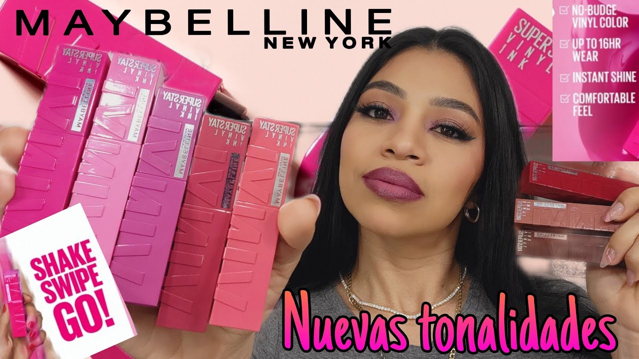NEW Maybelline Vinyl Ink PINK MIX Liquid Lipstick De larga duración ✨️🩷