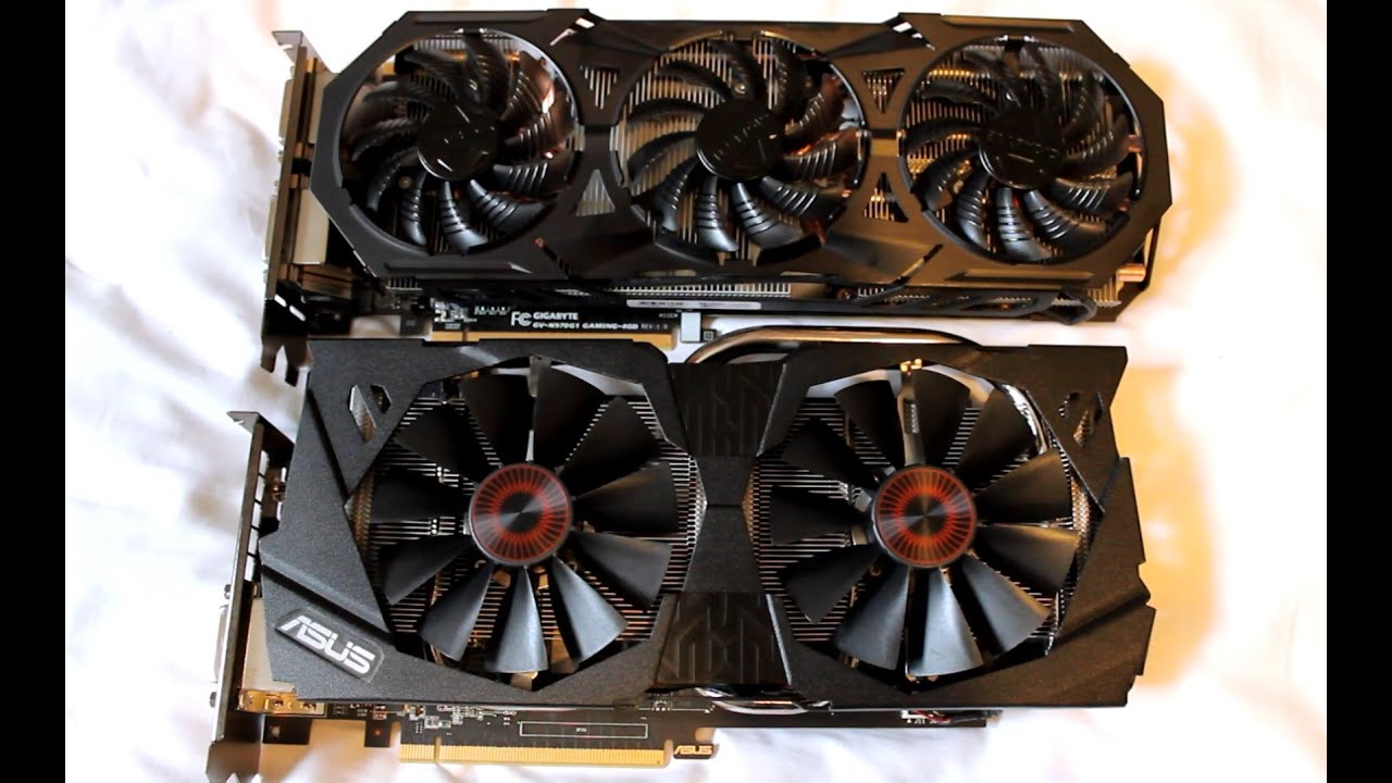 Сравнение GTX970: Gigabyte G1 Gaming против Asus Strix