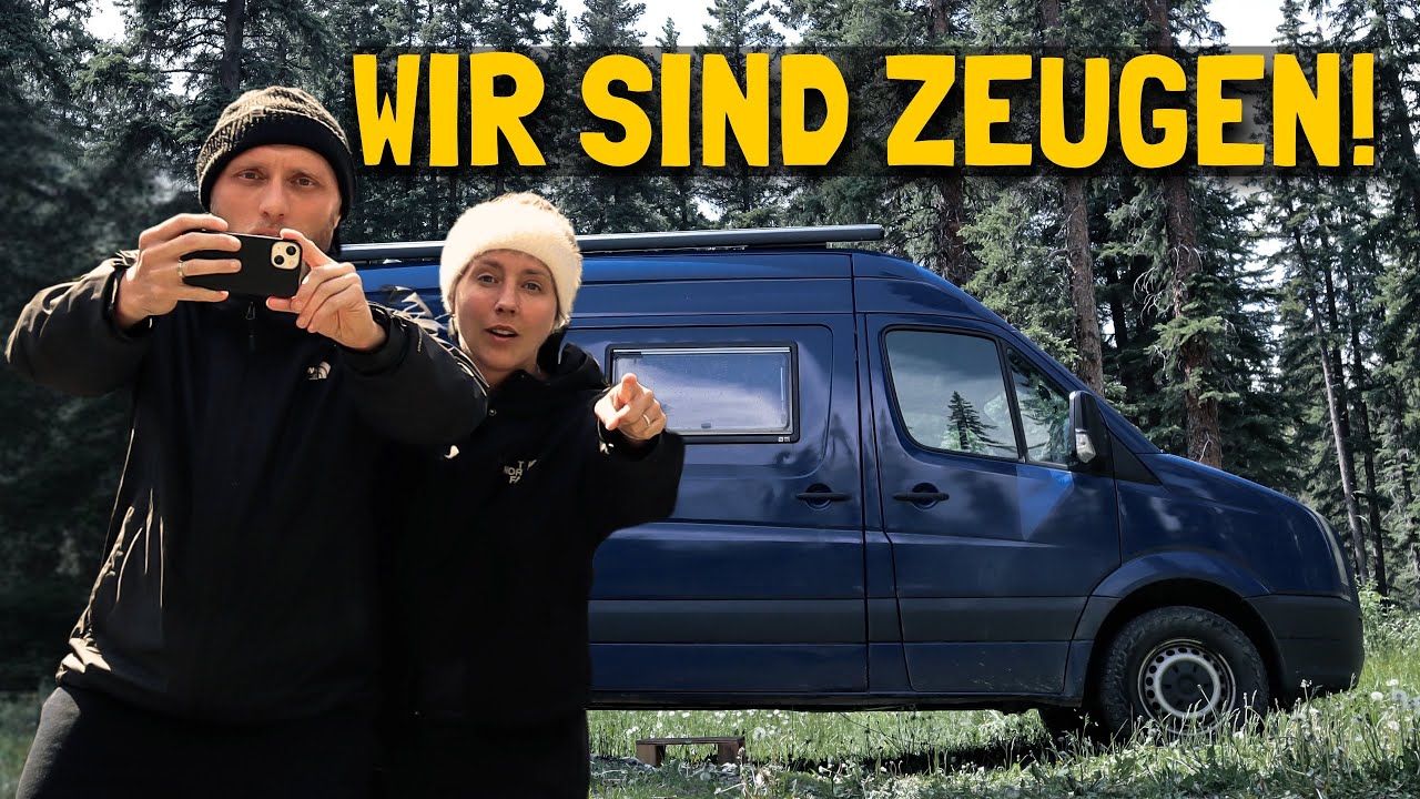 WAS für ein EREIGNIS (beim Winter Camping in Kanada) | Vanlife Vlog #125