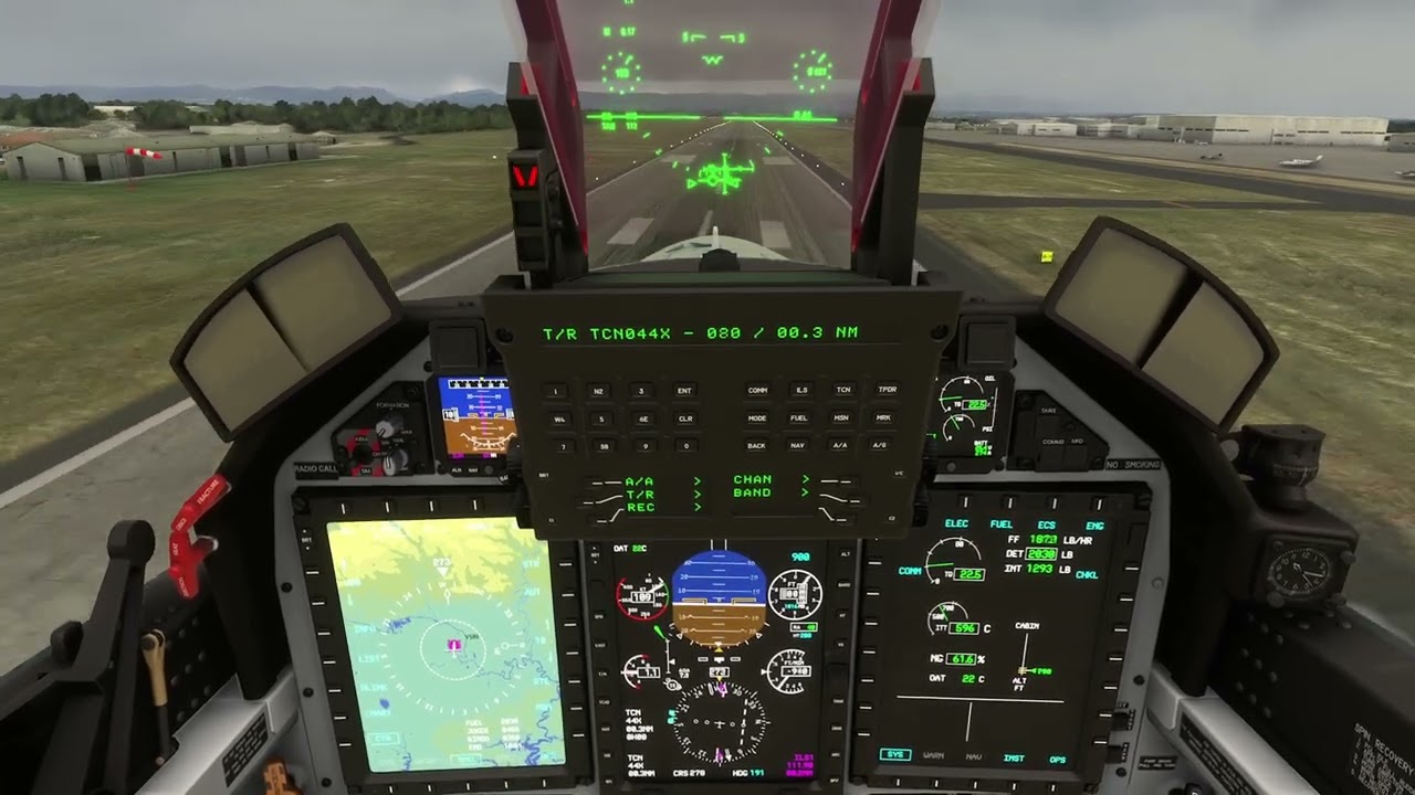 Iris Simulations PC21 Cross Wind Landing RWY28 YRIC