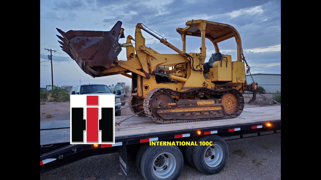Восстановление гусеничного погрузчика International 100C, эпизод 1