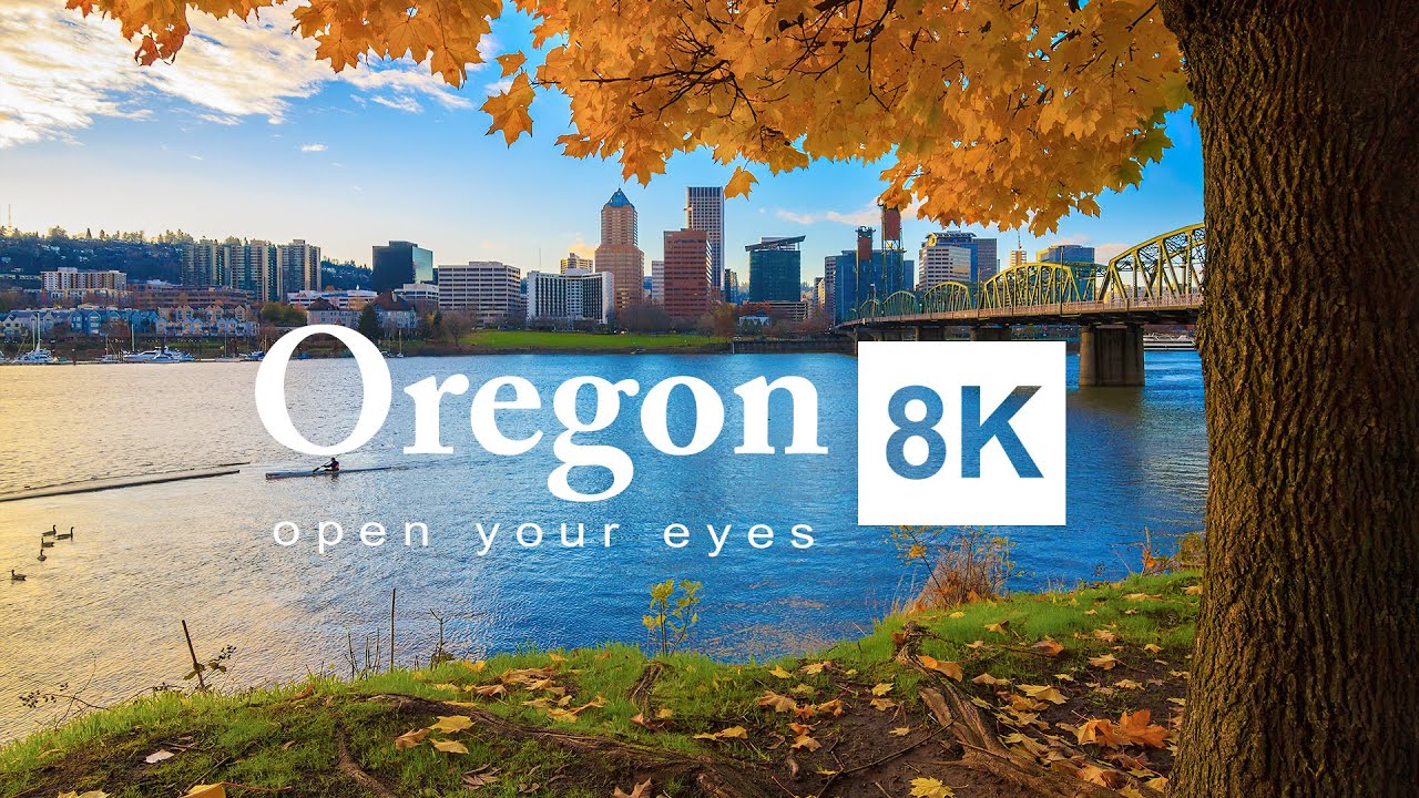 Oregon in 8K ULTRA HD - Most Beautiful State in USA  (60FPS)