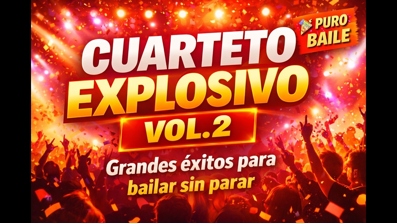 CUARTETO EXPLOSIVO | VOL. 2 | Grandes éxitos para bailar sin parar