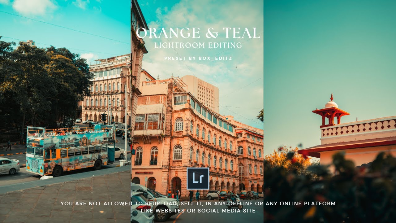 How to Edit Orange & Teal Photography - Lightroom Mobile Presets Free DNG