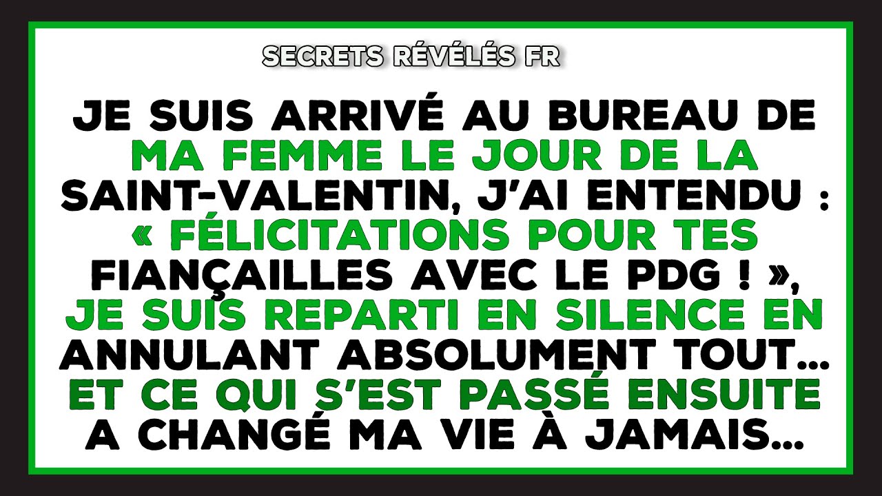 Ma Femme S’est Fiancée Avec Son Patron Et M’a Trompé Devant Son Bureau.