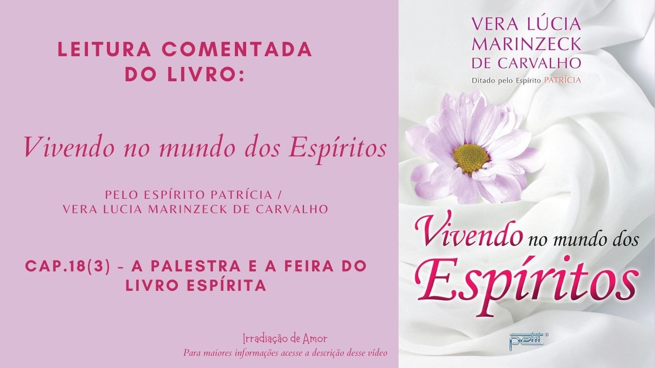 Leitura Comentada do Livro: Vivendo no Mundo dos Espíritos-Cap. 18(3) A Palestra e a Feira