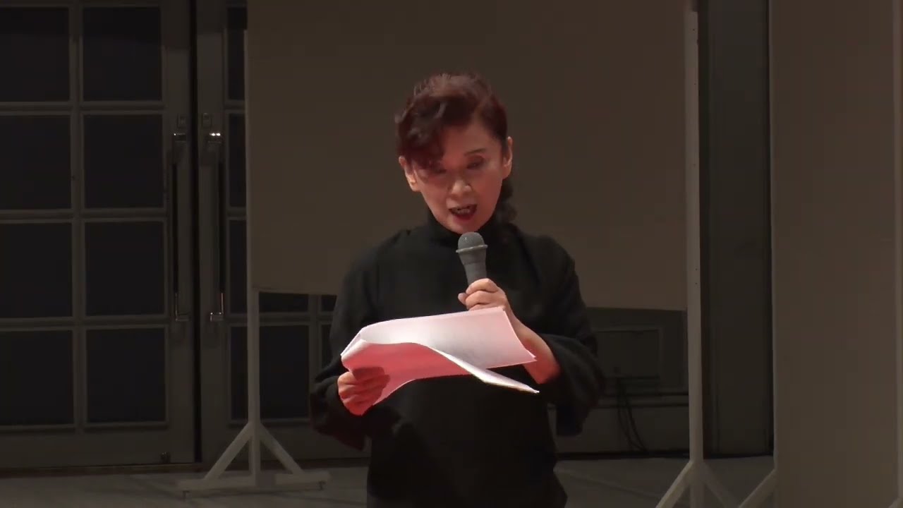 ユネスコ特別揮毫会：土橋靖子氏の揮毫
