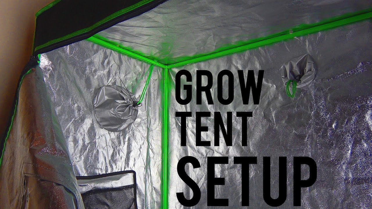HOW TO ASSEMBLE A GROW TENT! - 2X4 GROW TENT SETUP
