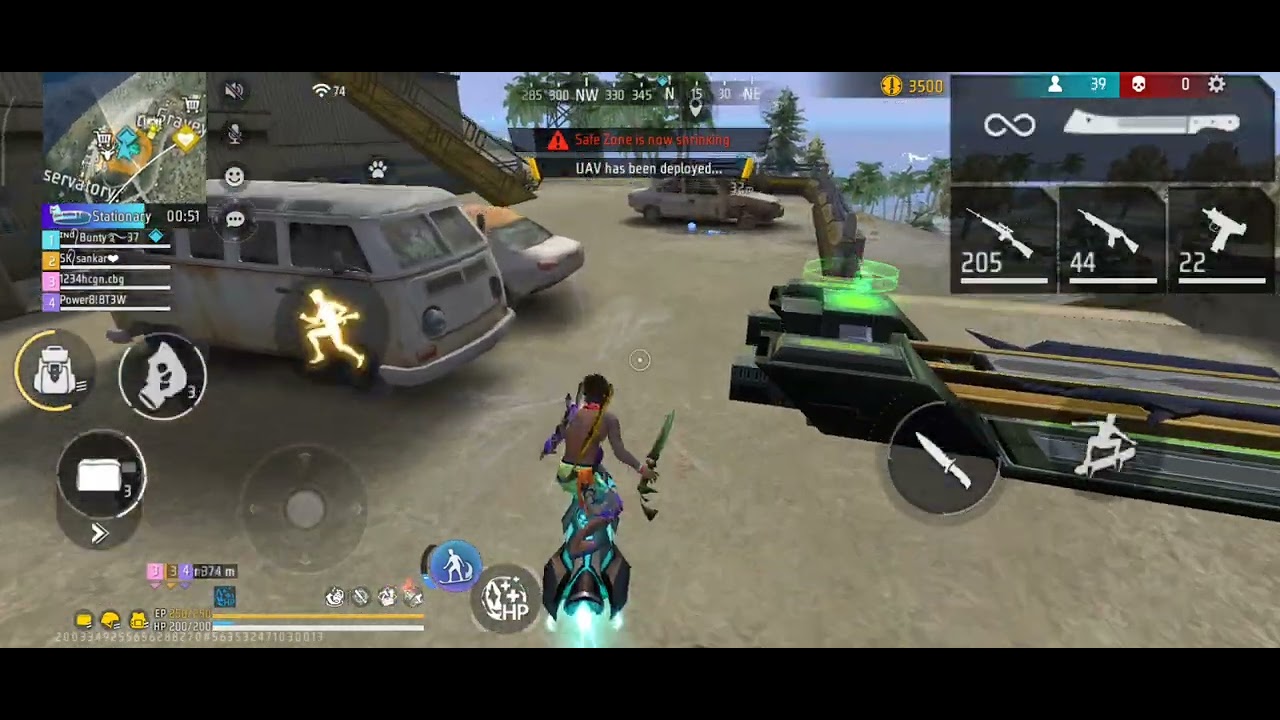 Mobile freefire rank gameplay 😂🥰😳🥲😋😳