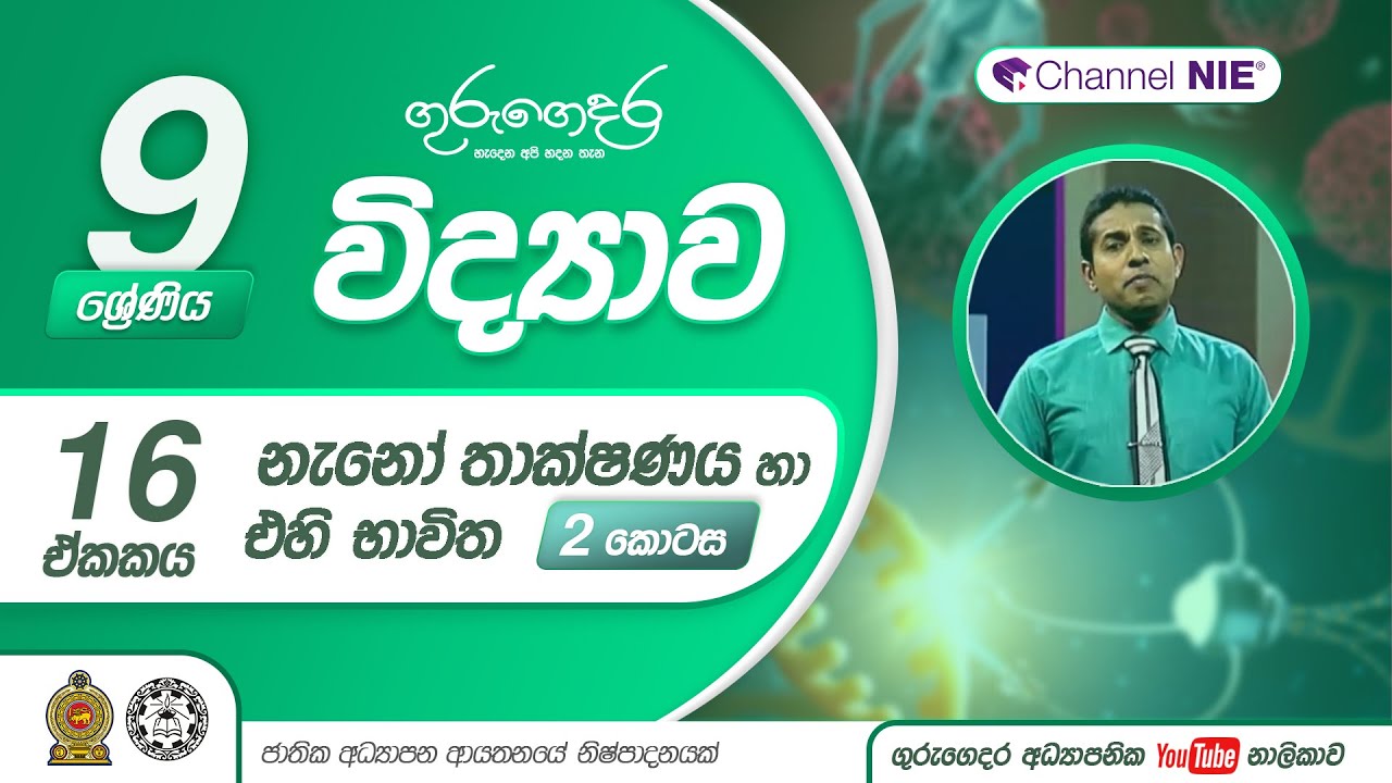 නැනෝ තාක්‍ෂණය හා එහි භාවිත - 9 ශ්‍රේණිය (විද්‍යාව)