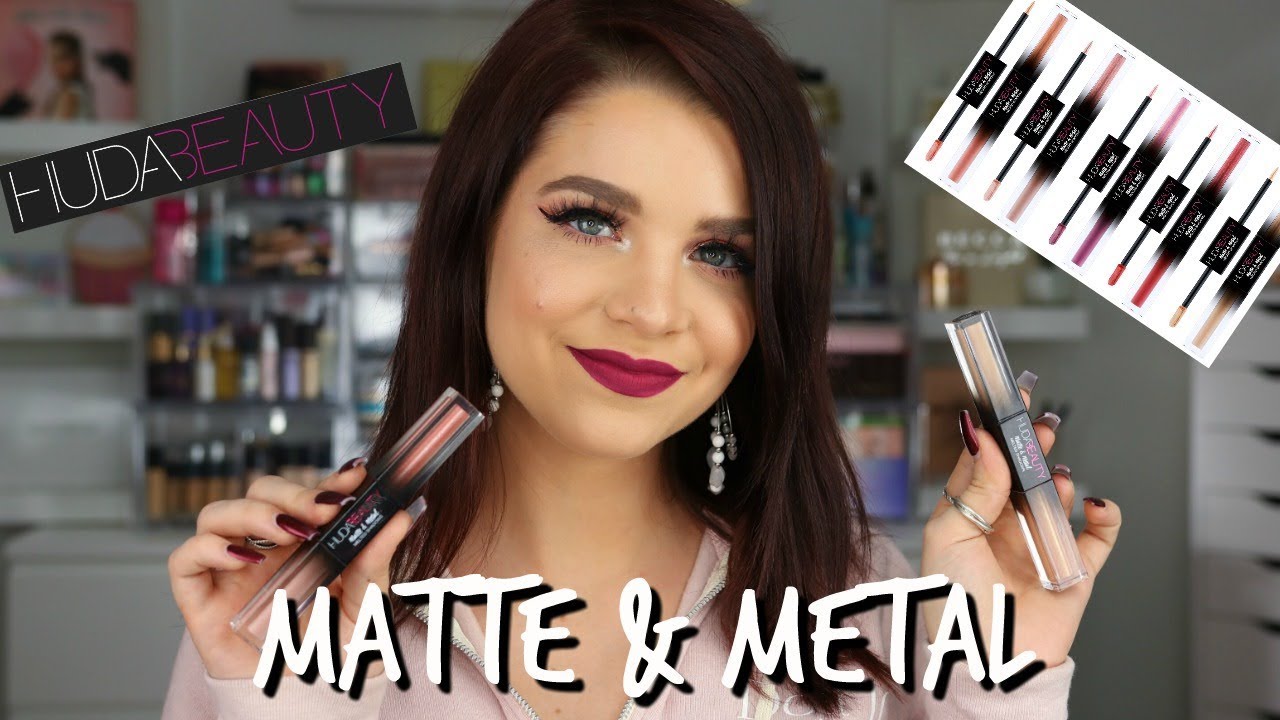 Huda Beauty Matte & Metal Melted Shadows Review+Tutorial
