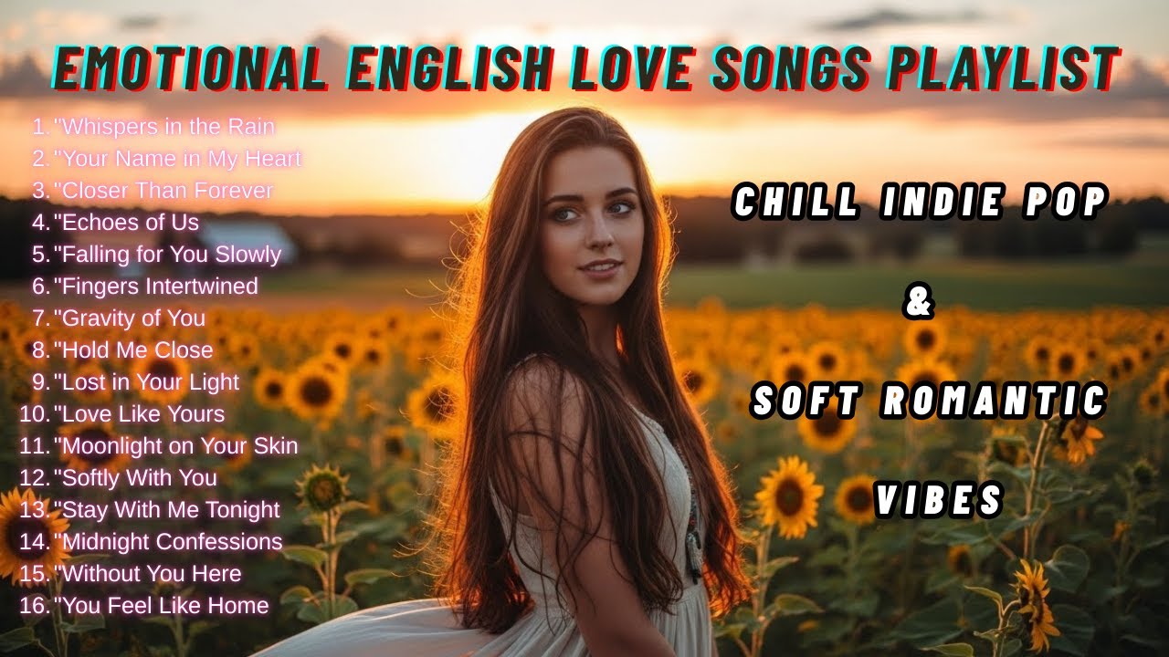 20 Emotional English Love Songs Playlist | Chill Indie Pop & Soft Romantic Vibes