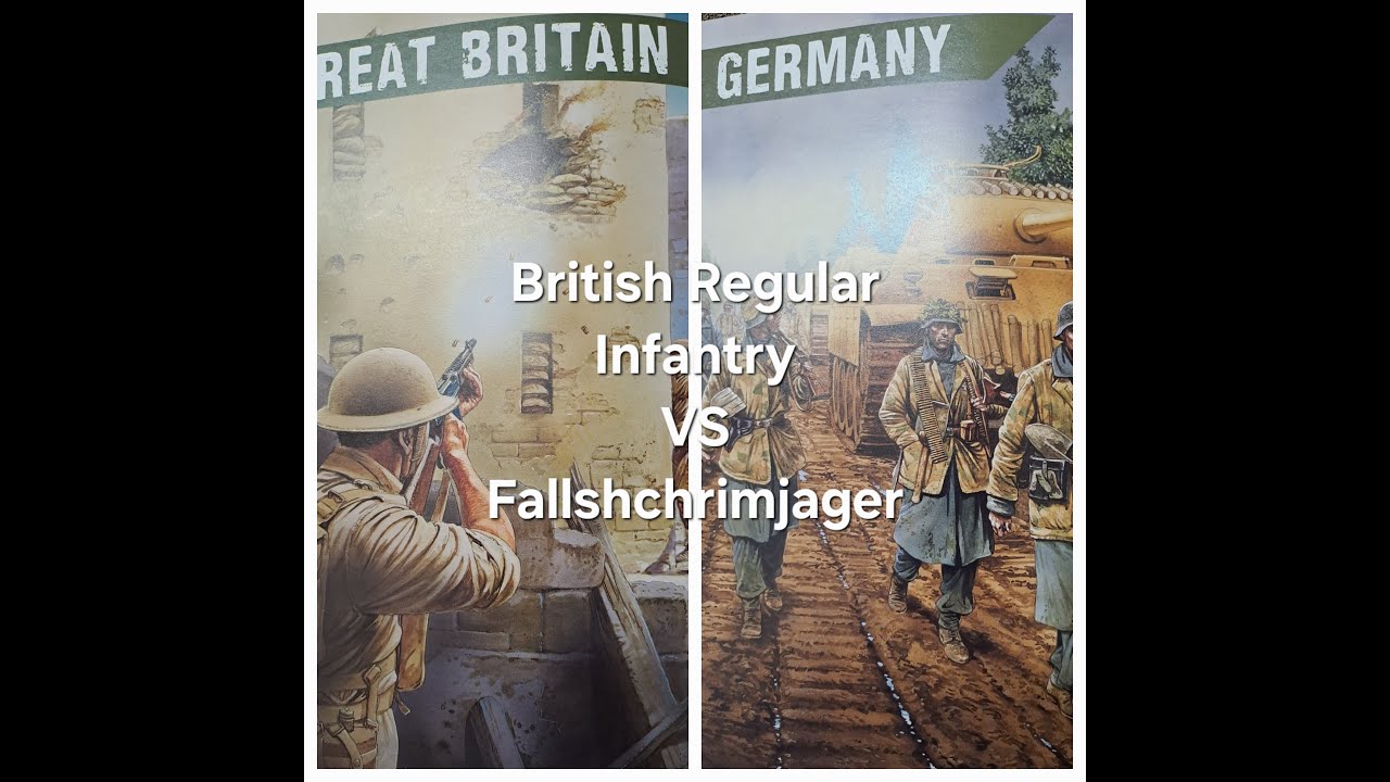 Bolt Action Battle Report: British Regular Infantry VS Fallschirmjager