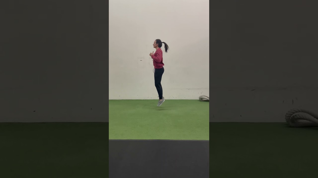 Double leg hop - varying heights