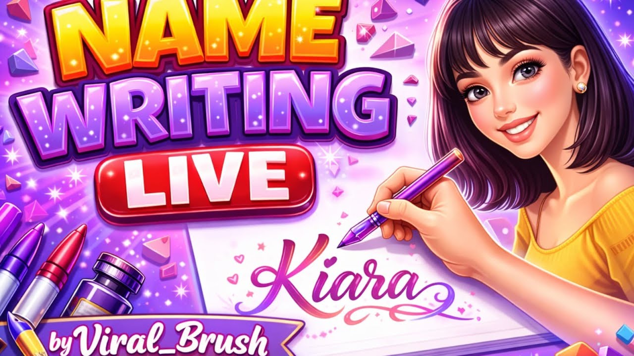 LIVE NAME WRITING ✍🏻💖 || CODE GAME 🎮 🥳|| #nameart #liveartshow #namewritinglive #calligraphyart