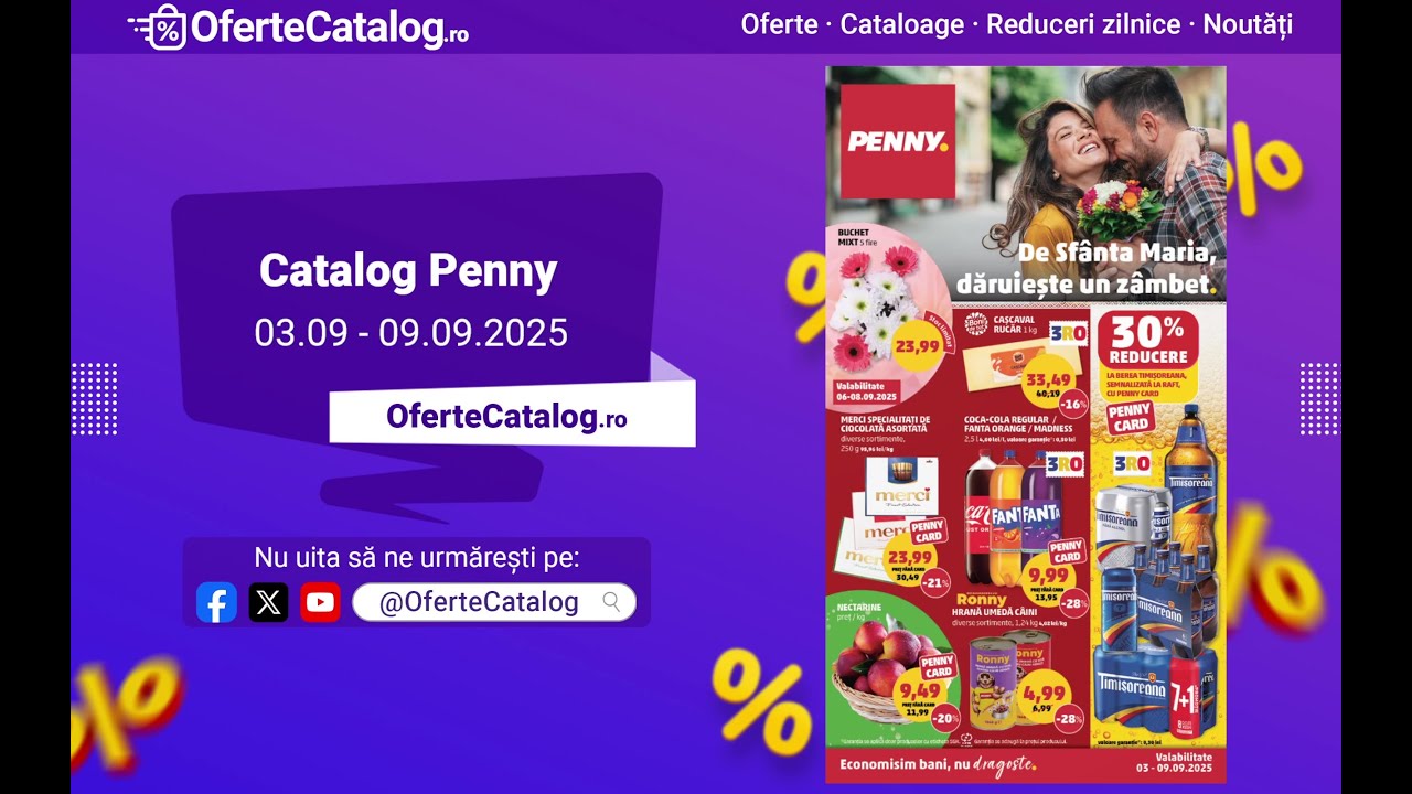Catalog Penny 3 septembrie - 9 septembrie 2025 revista oferte Penny OferteCatalog.ro