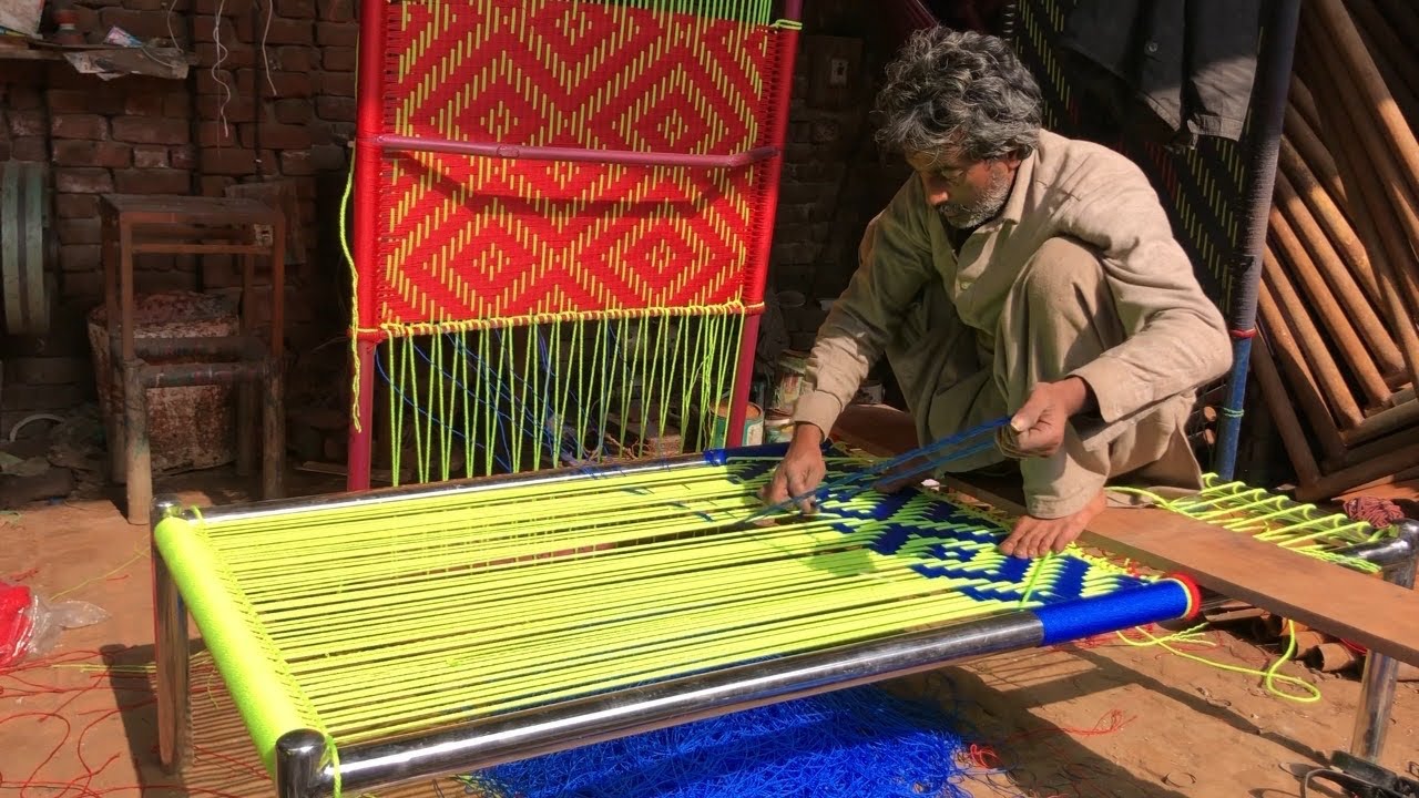 Beautiful Artistic Technique of Cot Weaving | A Purely Skill-Based Art Form | Pure Skill