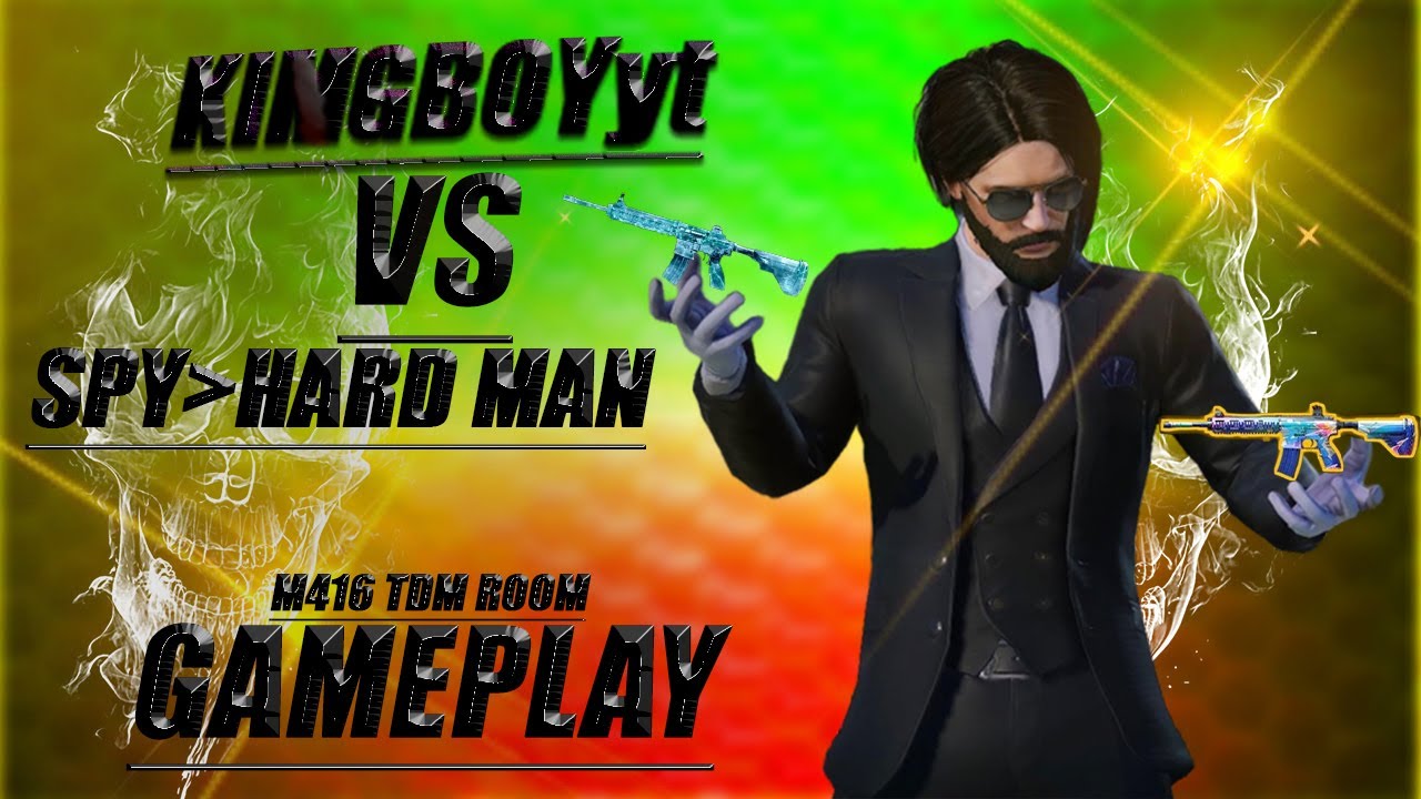 KINGBOYyt vs SPY.HaD,MaX M416 friendly ROOM CHALLENGE PUBG MOBILE GAMEPLAY