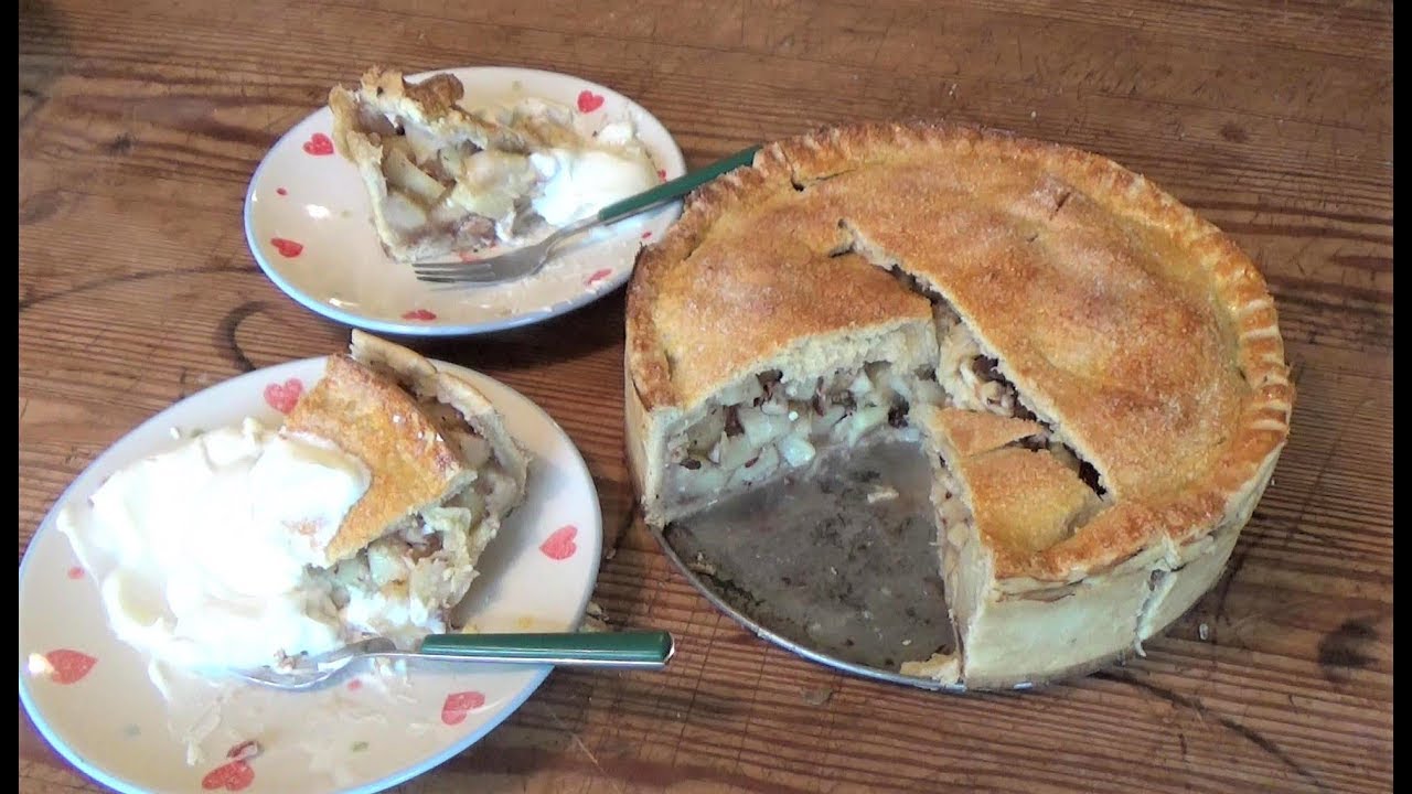 Huge Apple And Hazelnut Pie! (Recipe and Review)
