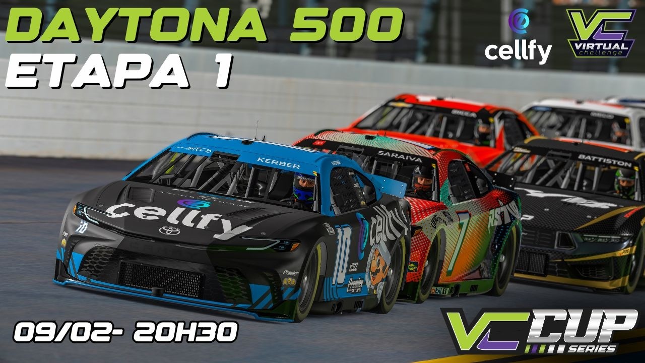 🔴 DAYTONA 500 by Cellfy | Virtual Challenge Cup Series 2026