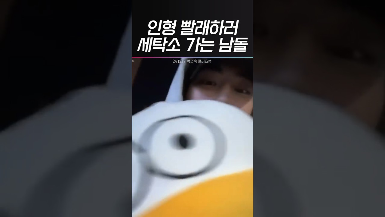 [제로베이스원] 인형 빨래하러 세탁소 가는 남돌 #박건욱