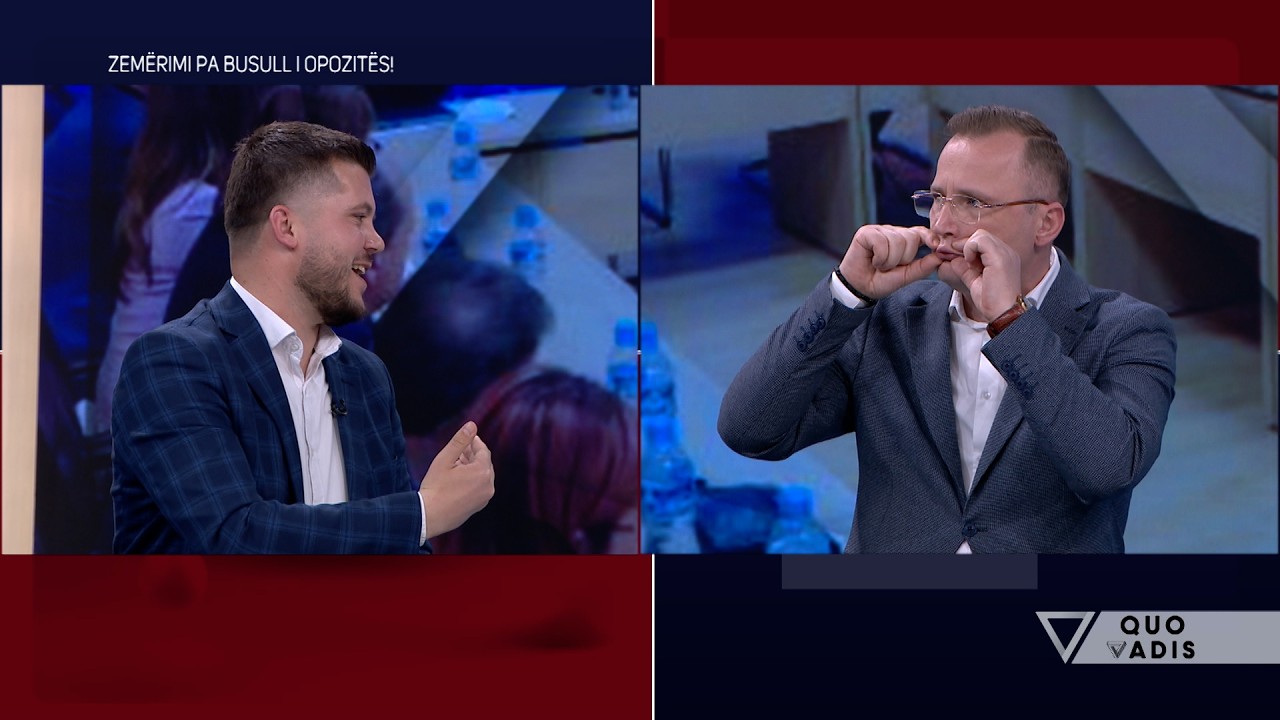 PËRPLASJE në studio| “S'jemi partia që mbyllim buzët. Ju zbuloj 'tradhtarët' në PD” - Quo Vadis