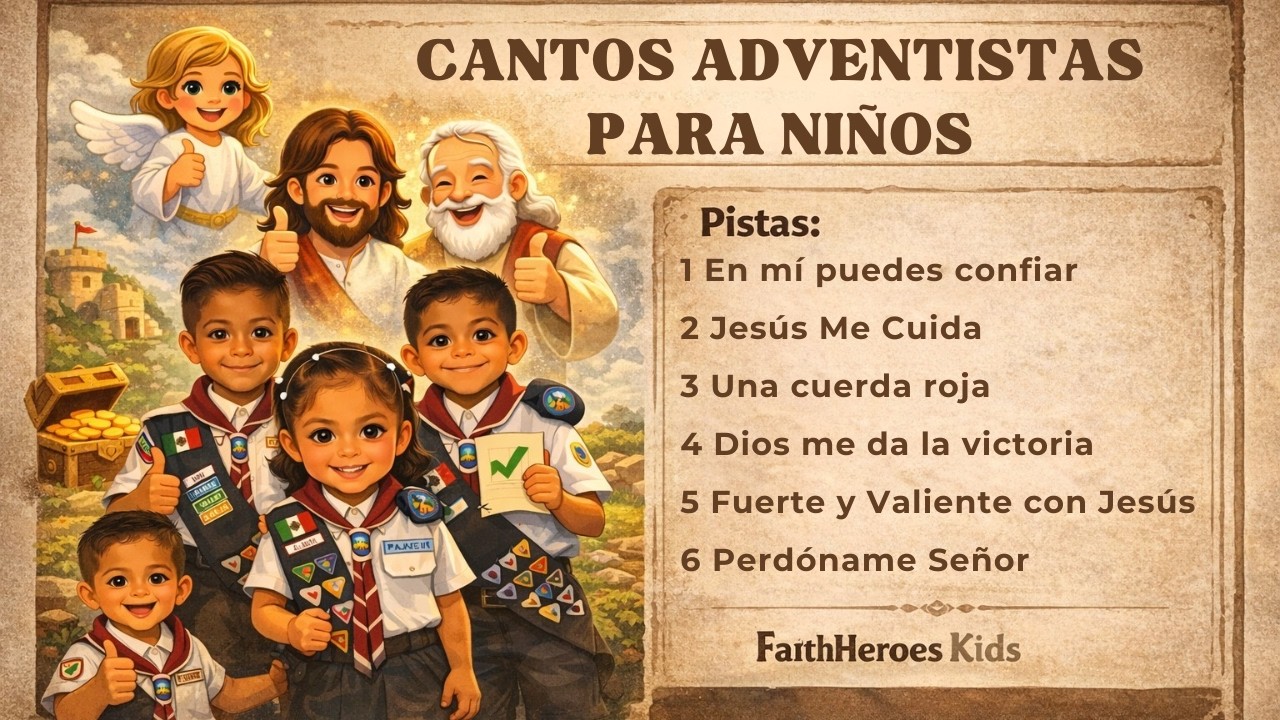 6 Pistas Adventistas para Niños | Cantos Bíblicos Infantiles