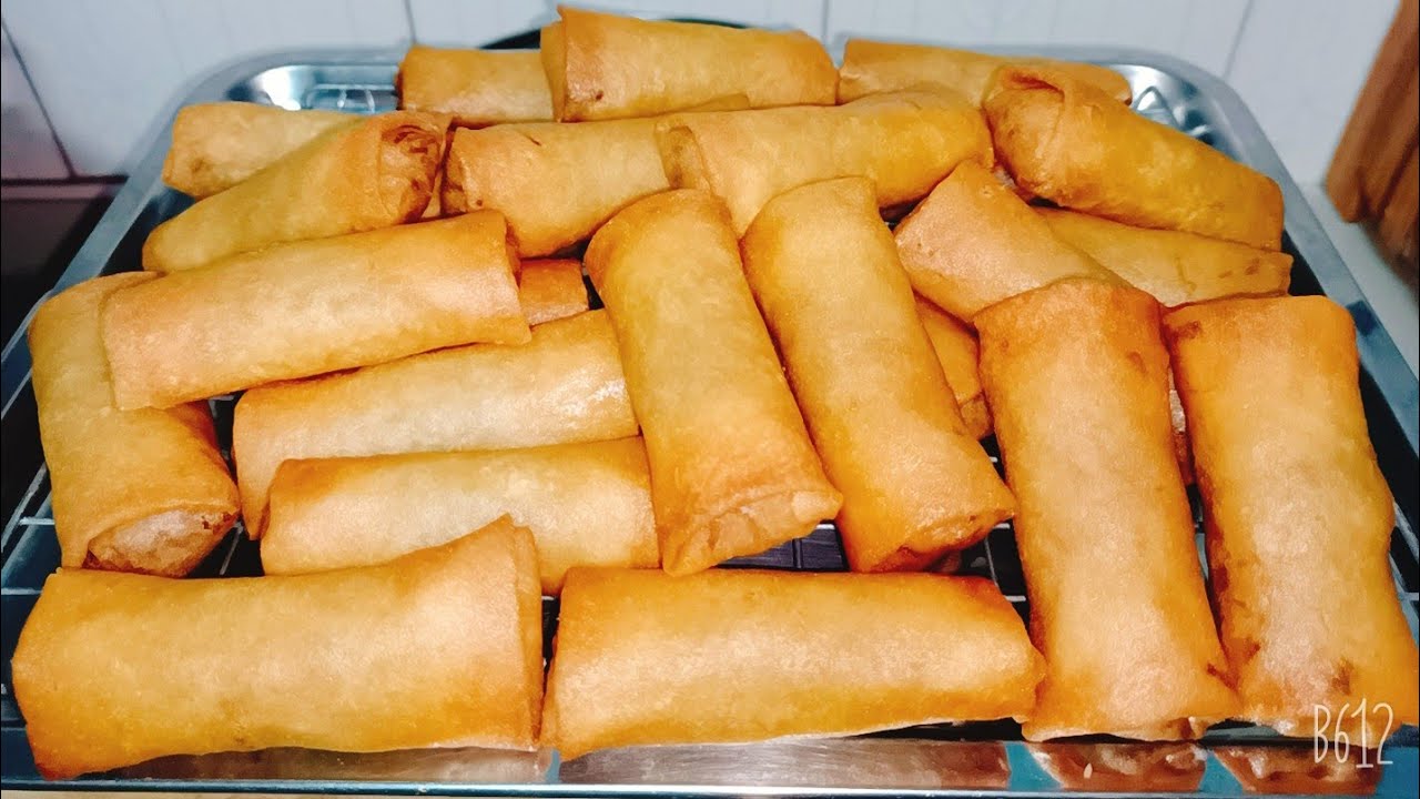เปาะเปี๊ยะทอดสูตรทำขายอันละ10บาท กำไรดี กรอบนานไม่อมน้ำมัน ไส้อร่อยมาก น้ำจิ้มรสเด็ด!!
