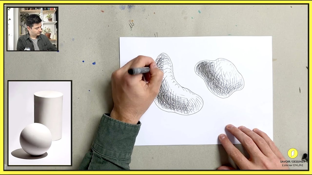 Comment dessiner et donner du volume avec des hachures ? (Partie 2)
