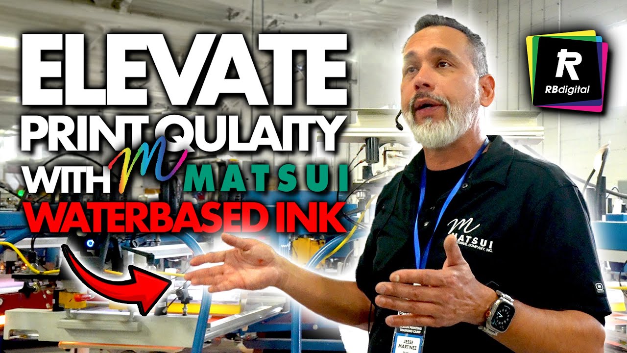 Intro to Matsui Water Base Screen Printing Ink (Screen Print Training Camp Seminar)