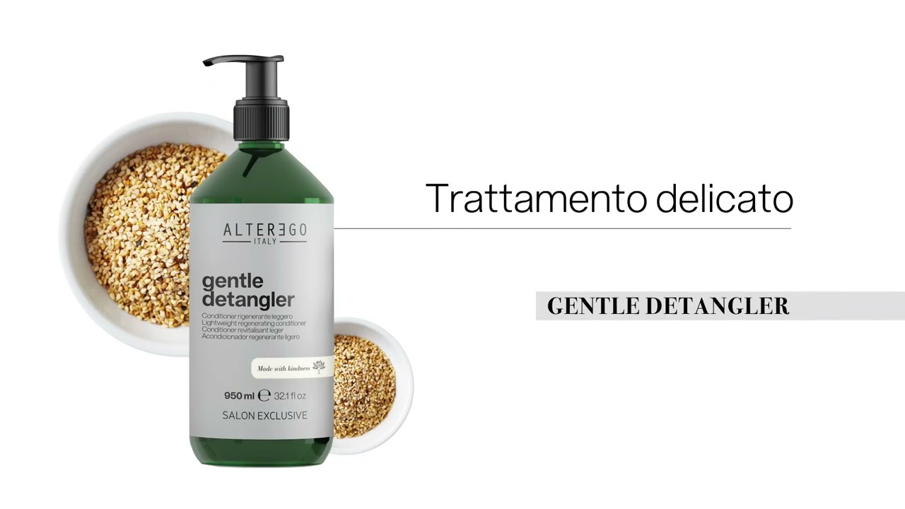 Alterego Energizing Ritual - energizing shampoo - gentle detangler - essential densifiyng lotion