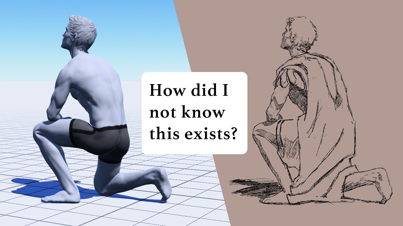 🤯 This 3D tool changes my entire process for creating art references
