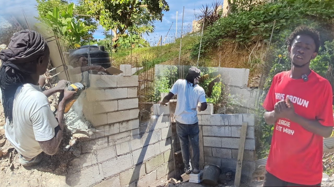 Вырубка блоков фундамента для распиловки проекта, сейчас работа идет хорошо, мастер молодец.