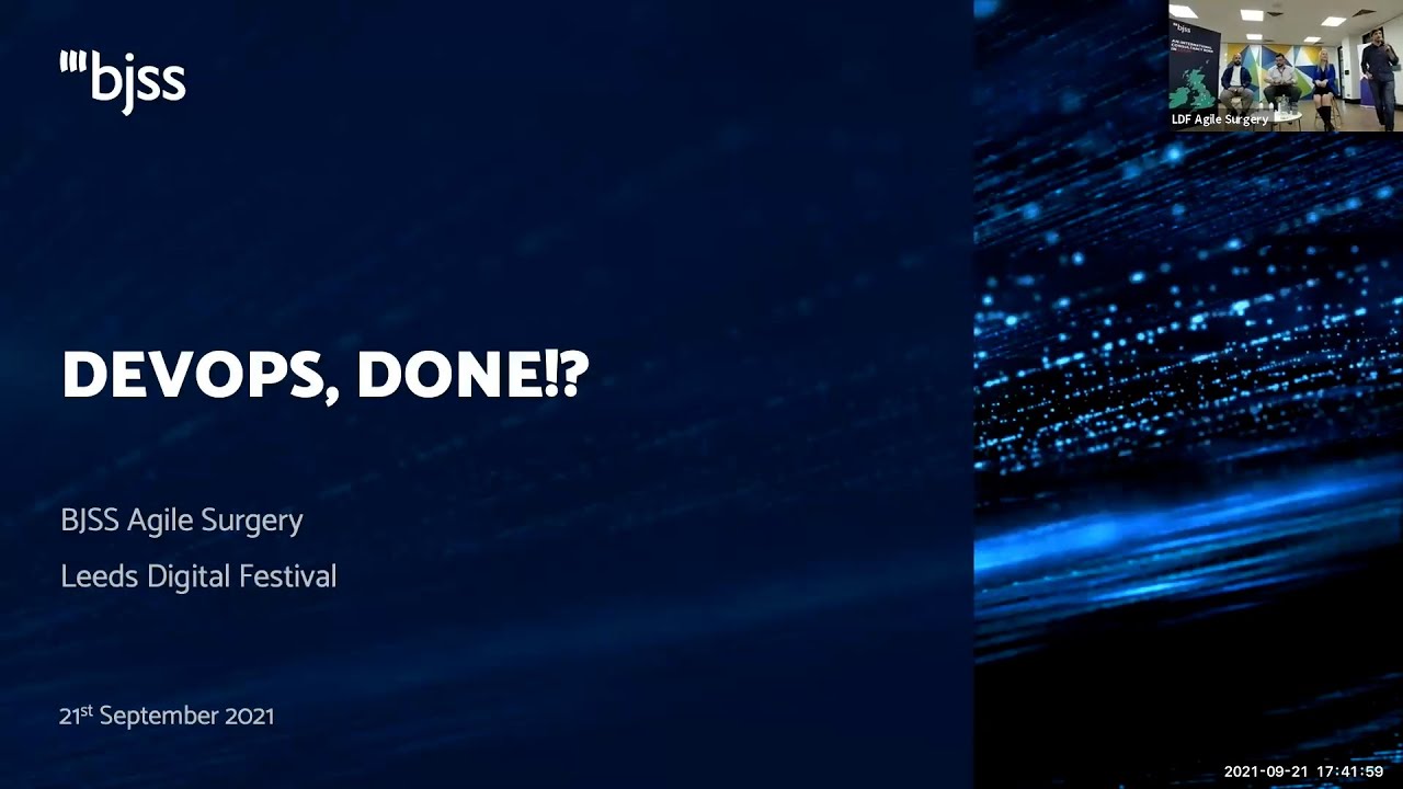 Leeds Digital Festival - Agile Surgery: DevOps Done?!